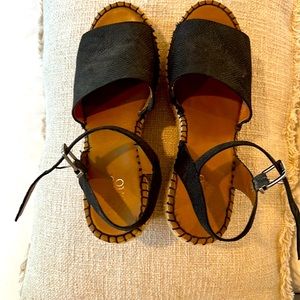 Black espadrilles